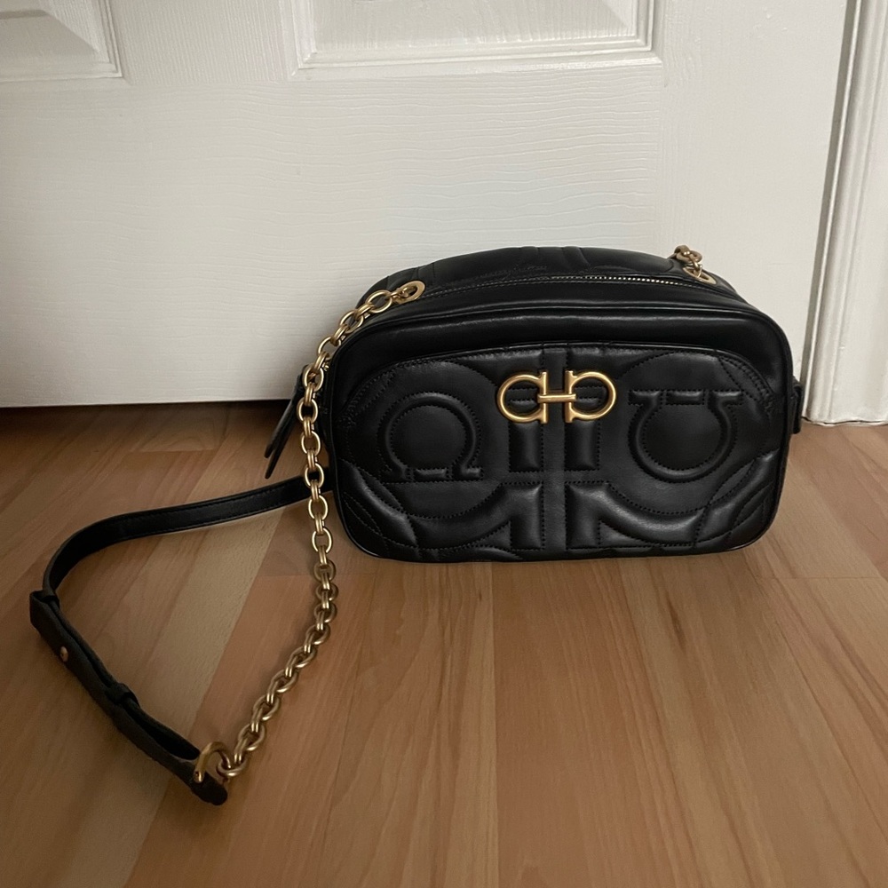 Ferragamo Gancini Camera Bag